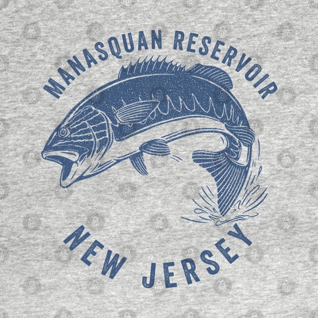 Manasquan Reservoir New Jersey by Eureka Shirts